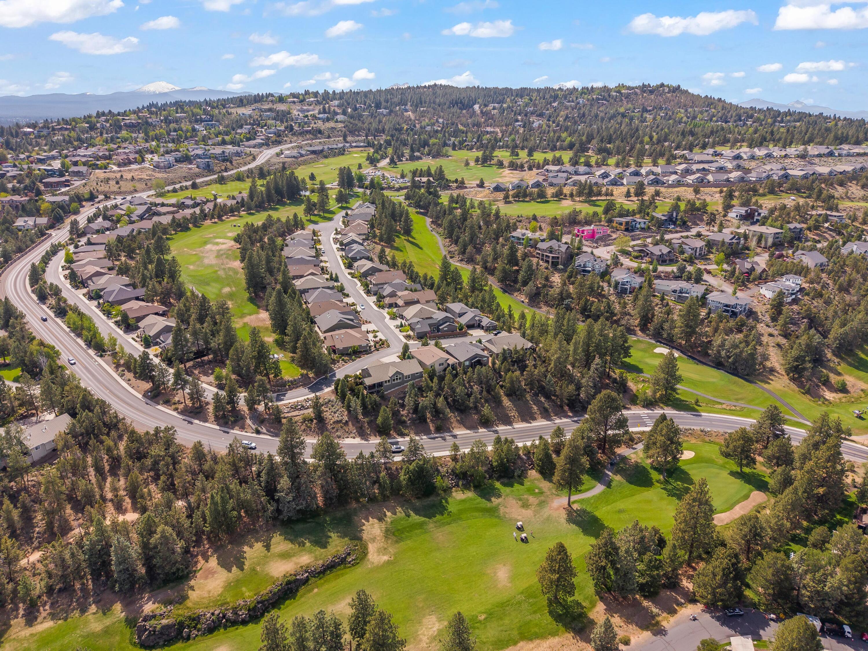 2375 Northwest Majestic Ridge Drive Bend, OR 97703 - Photo 27 of 28 an aerial view of city and lake