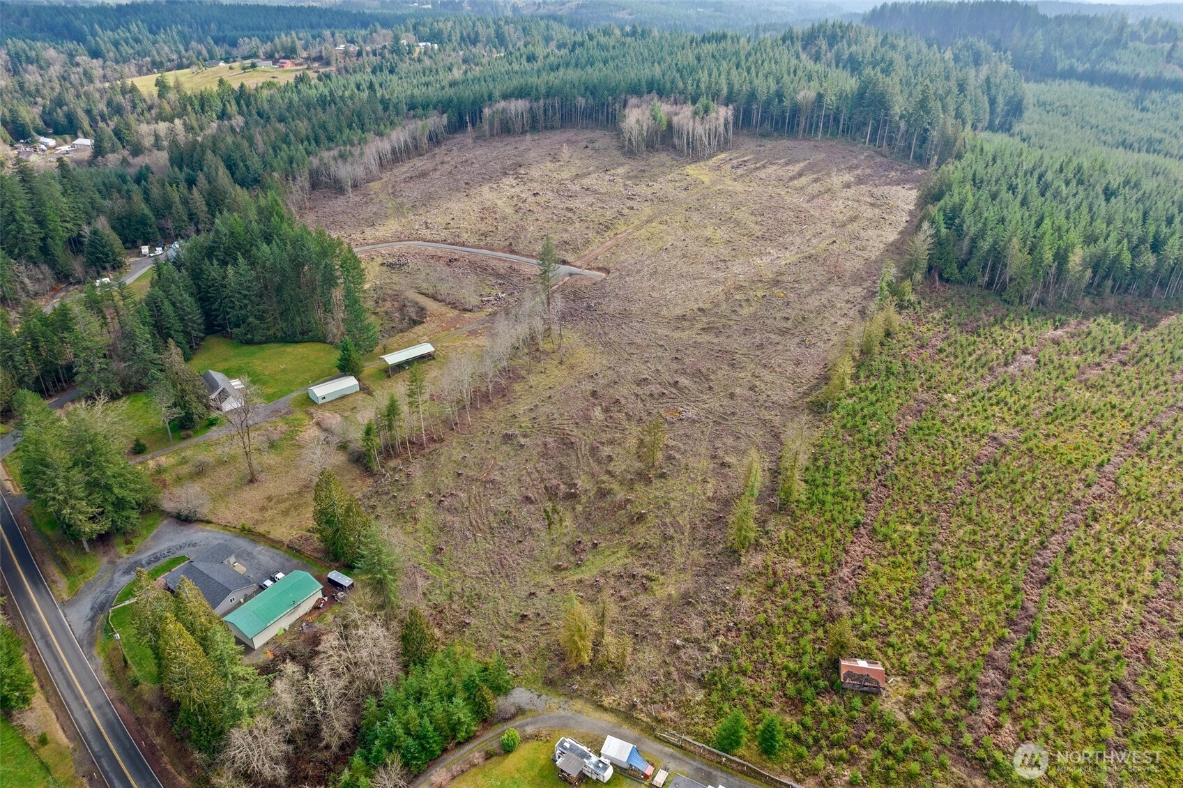 0 Little Hanaford Road, Unit C Centralia, WA 98531 - Photo 21 of 21 a view of a yard with plants