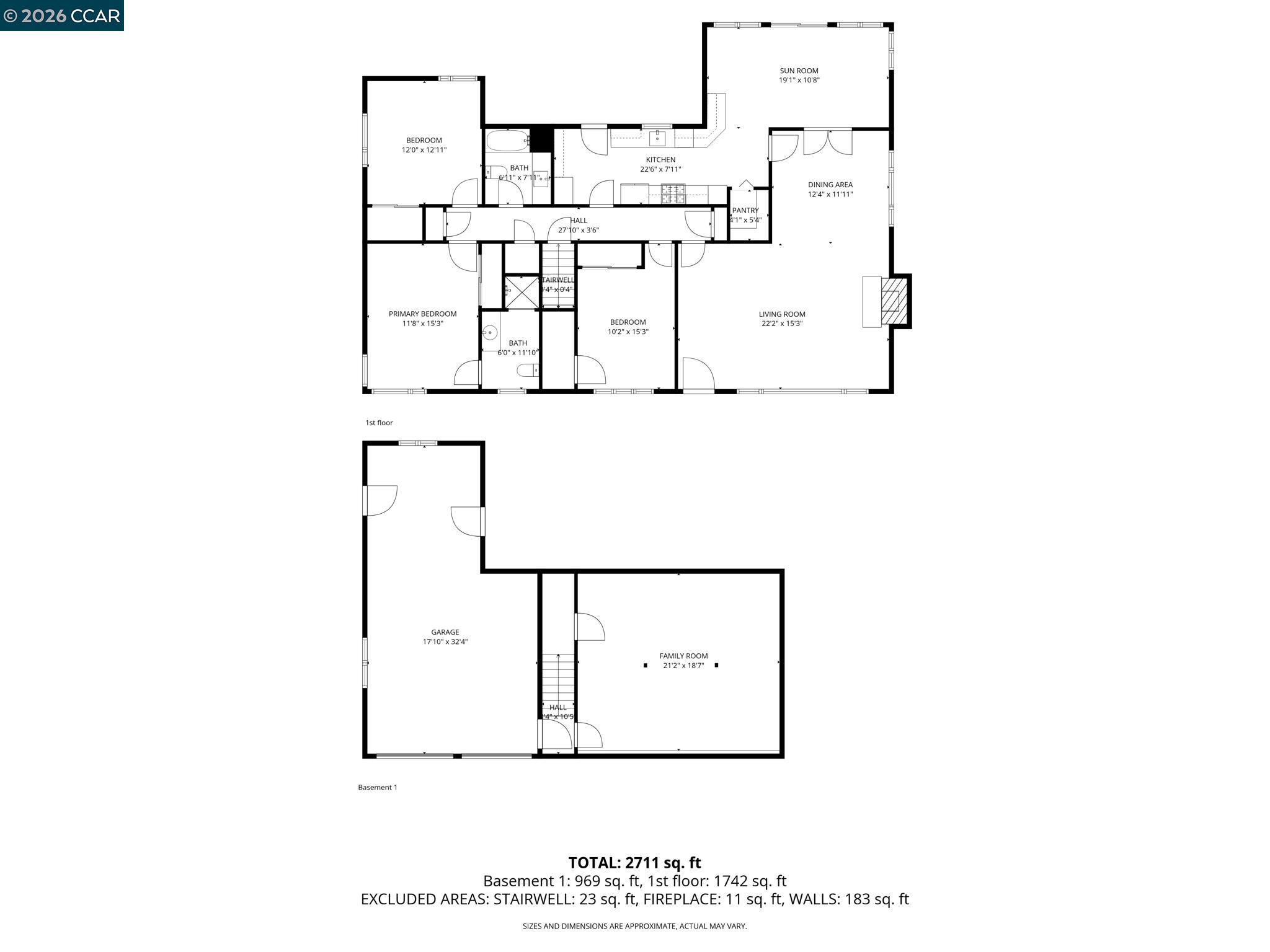 700 Miner Road Orinda, CA 94563 - Photo 36 of 37 a picture of floor plan