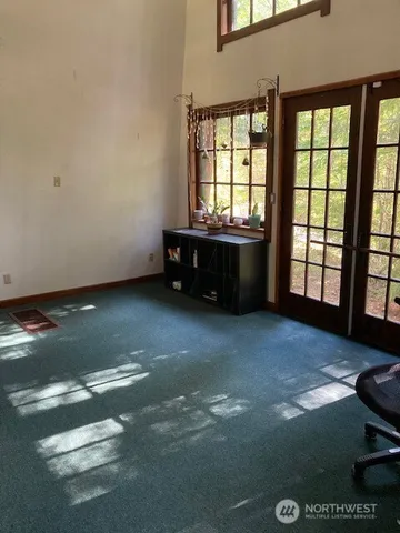 a room with a window