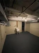 a view of storage and utility room