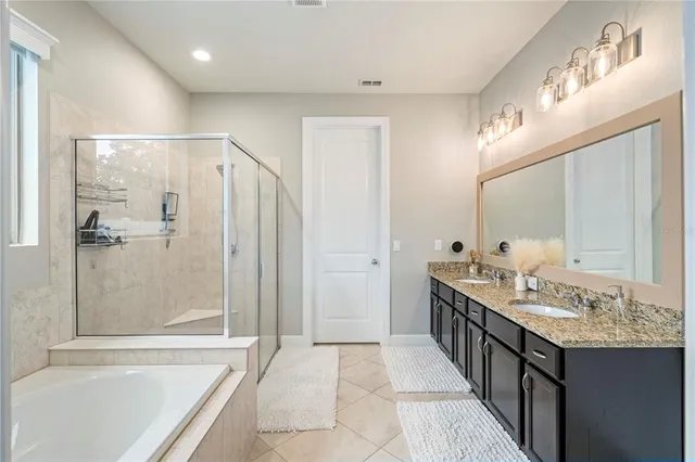 a view of a backyard of a house