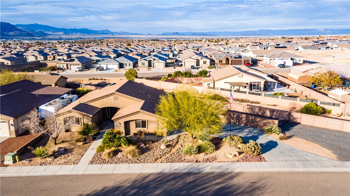 3379 Motherload Road Kingman, AZ 86401 - Photo 55 of 67 Aerial view of residential area with mountains