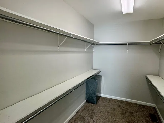 a view of a room with closet