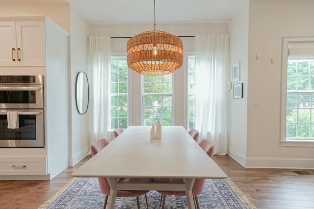 a very nice looking room with a large window