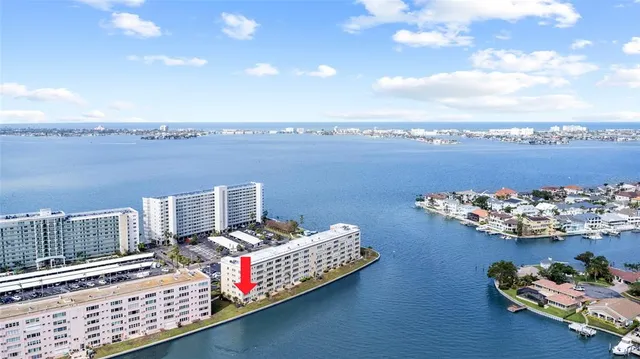 a view of a city with ocean