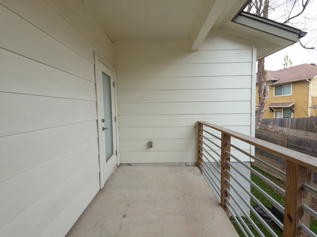 6800 Menchaca Road, Unit 42 Austin, TX 78745 - Photo 20 of 23 Deck area off hallway