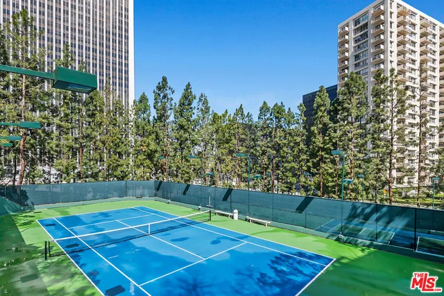 a view of a tennis court