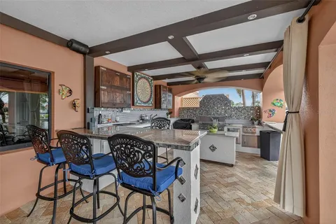 a view of a lake from a balcony