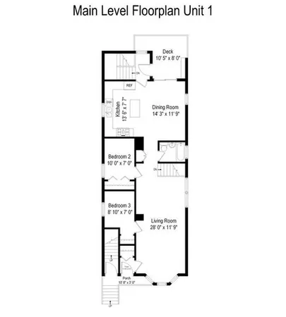 $3,600 | 2224 West Melrose Street, Unit 1, Chicago, IL 60618