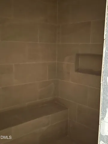 a close up of a shower