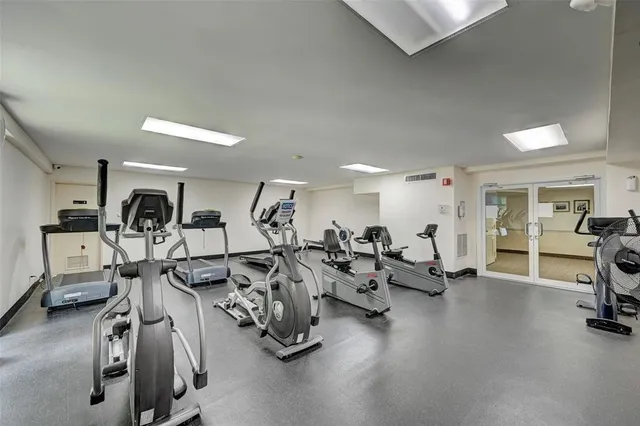 a view of a tall building