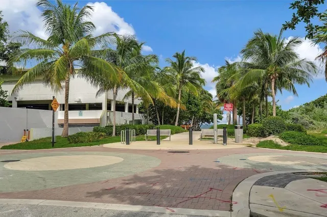 a view of a city with tall buildings