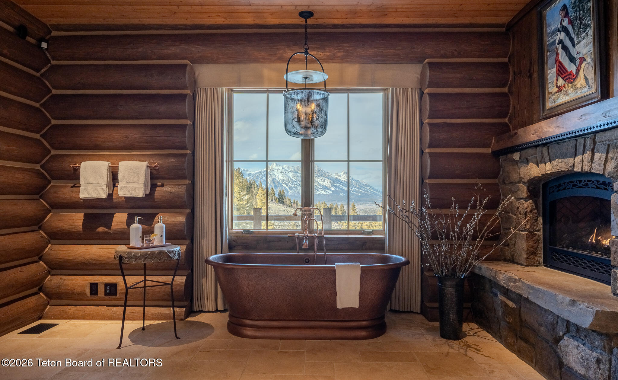 1125 West Bar Bc Ranch Road Jackson, WY 83001 - Photo 31 of 66 Master Bath - Hers