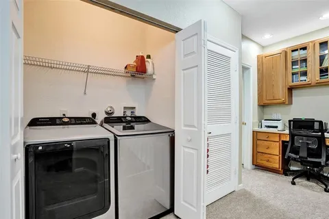 a view of storage and utility room