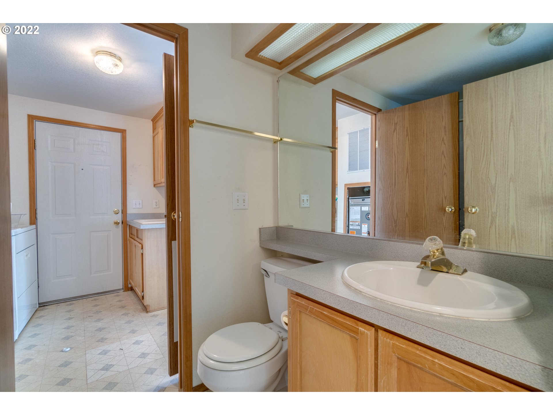 25222 East Welches Road Welches, OR 97067 - Photo 17 of 31 a bathroom with a sink and a mirror