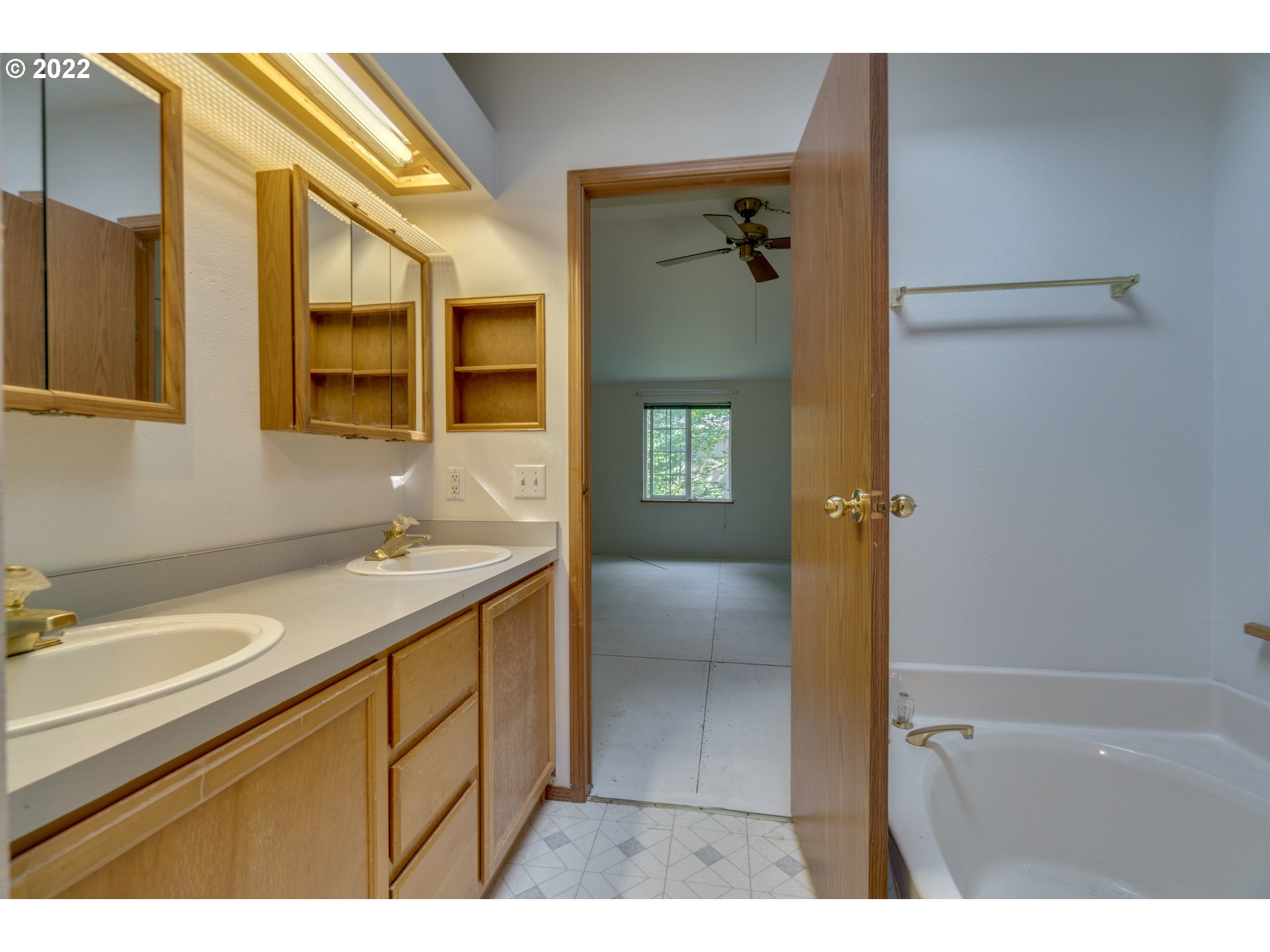 25222 East Welches Road Welches, OR 97067 - Photo 25 of 31 a bathroom with a sink and a mirror