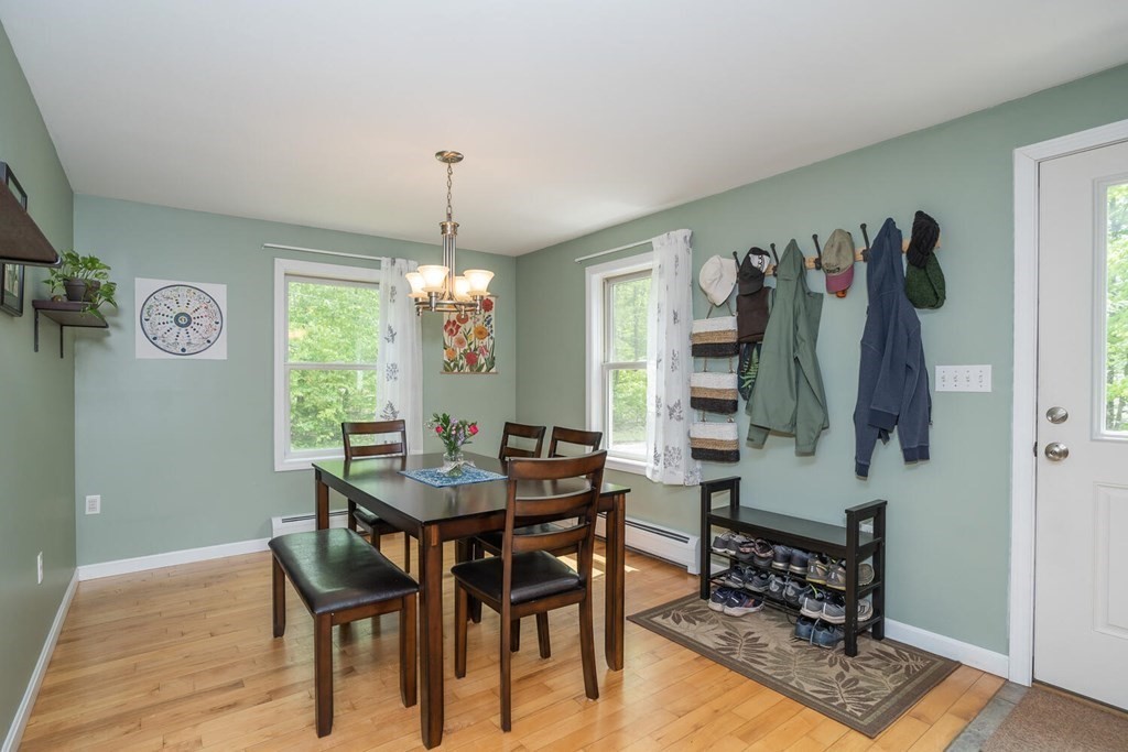 4 Highland Road Williamsburg, MA 01096 - Photo 17 of 42 a view of a dining room with furniture and window