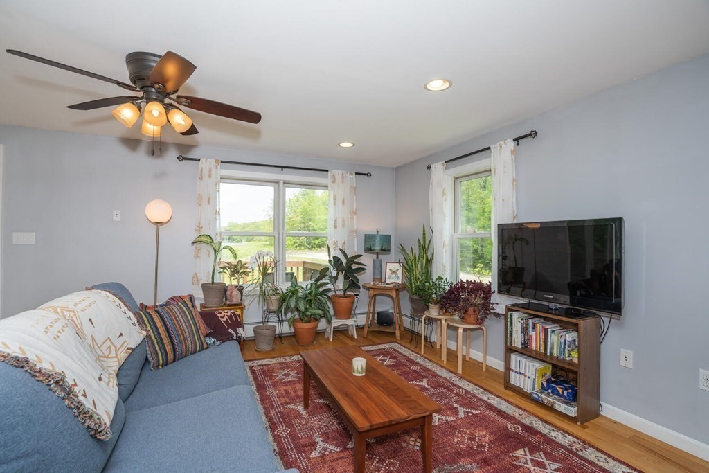 4 Highland Road Williamsburg, MA 01096 - Photo 7 of 42 a living room with furniture and a flat screen tv