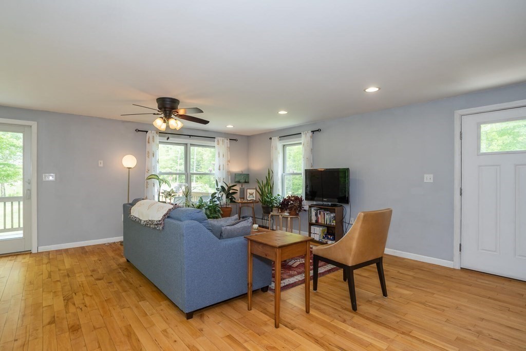 4 Highland Road Williamsburg, MA 01096 - Photo 8 of 42 a living room with furniture and a flat screen tv