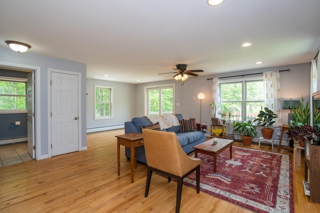4 Highland Road Williamsburg, MA 01096 - Photo 9 of 42 a living room with furniture and wooden floor