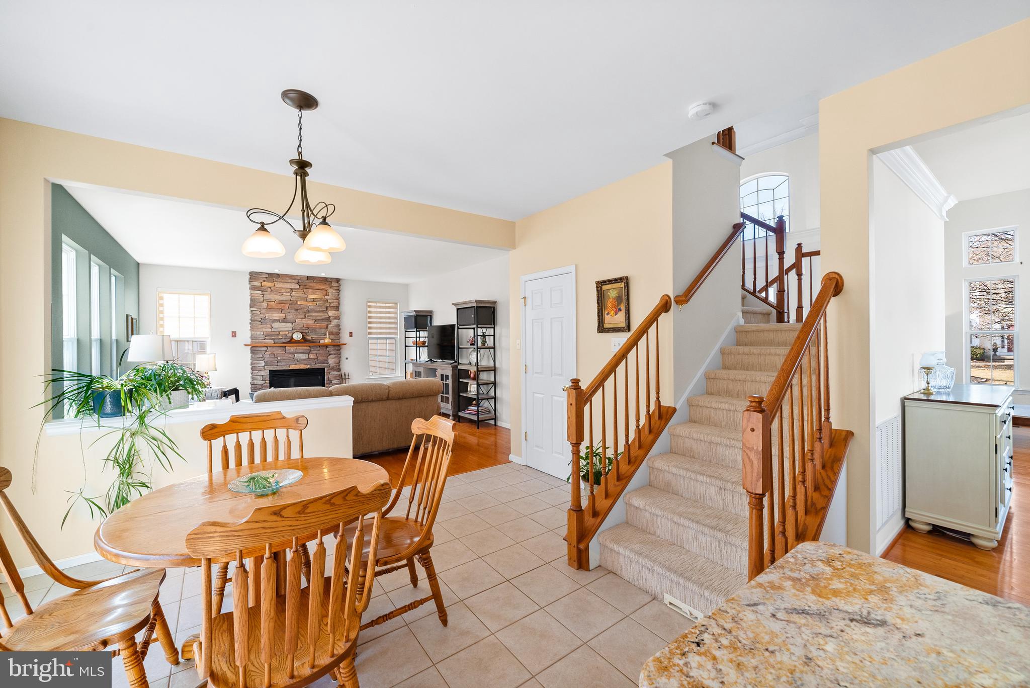 2841 Westerham Road Downingtown, PA 19335 - Photo 16 of 56 Eat-in kitchen/back stair open to family room