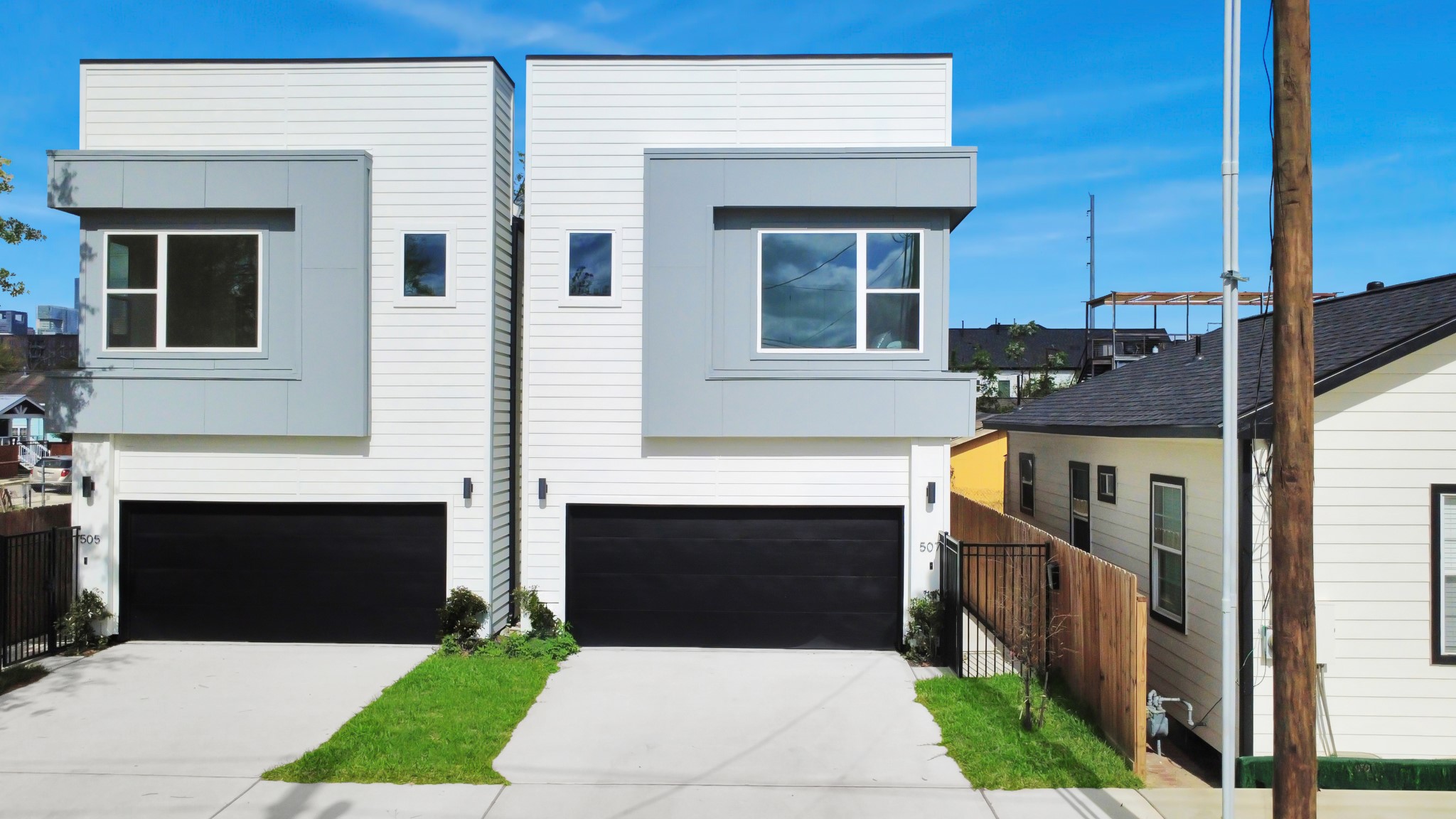 507 Middle Street Houston, TX 77003 - Photo 3 of 48 This modern home boasts sleek architecture and a private driveway, offering both style and seclusion.