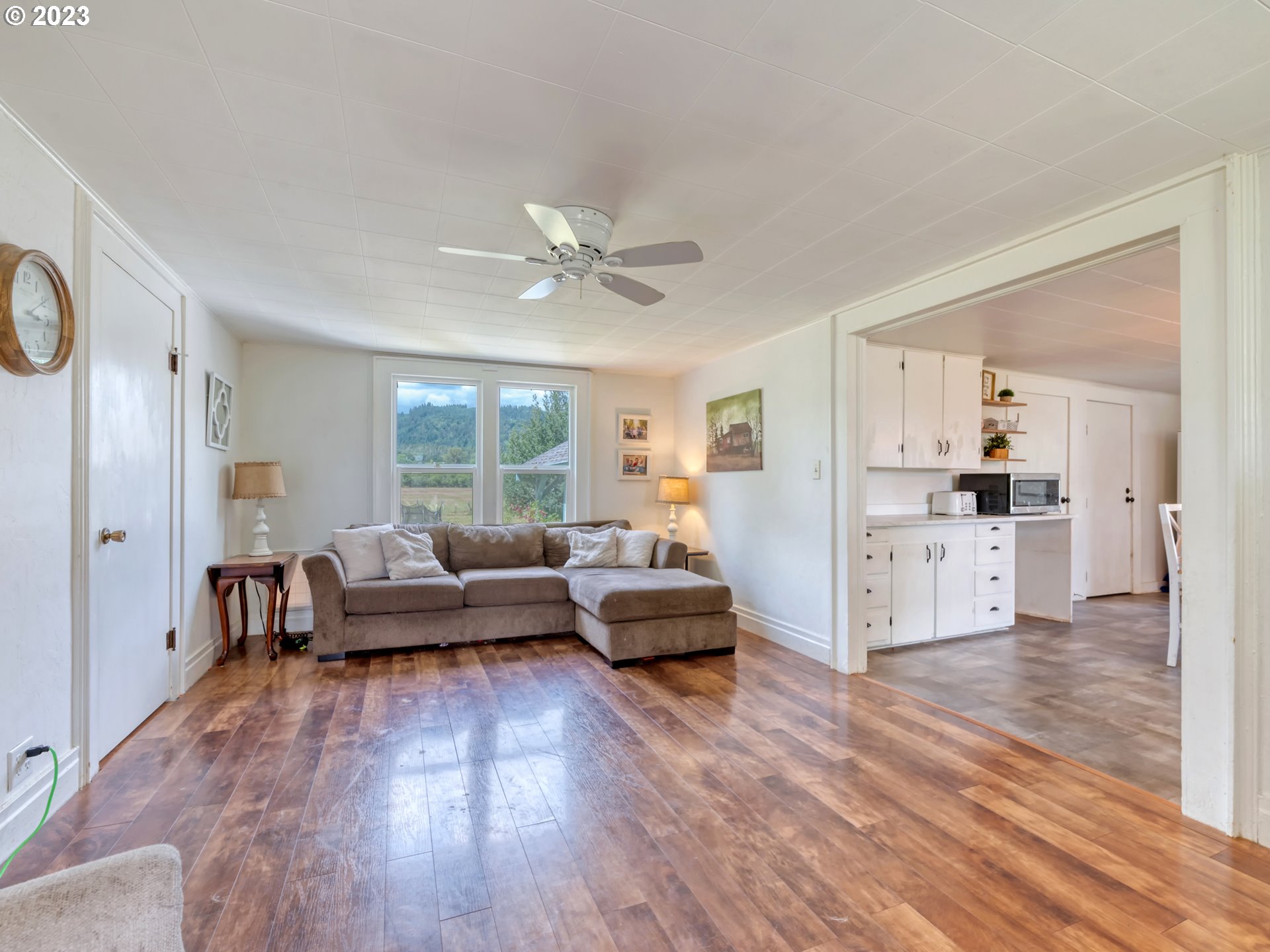 2640 Hayden Bridge Road Springfield, OR 97477 - Photo 5 of 46 a living room with furniture and wooden floor