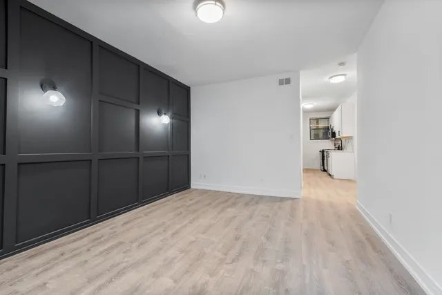 a view of empty room