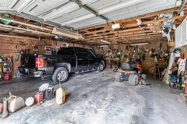 a view of a storage room with a lot of stuff