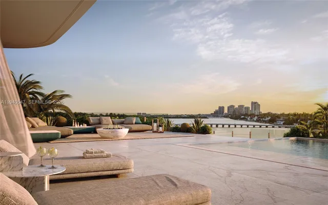 a view of parking garage with cars parked