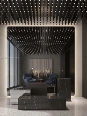 a view of a lake with outdoor seating space