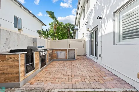 a view of a kitchen with a stove