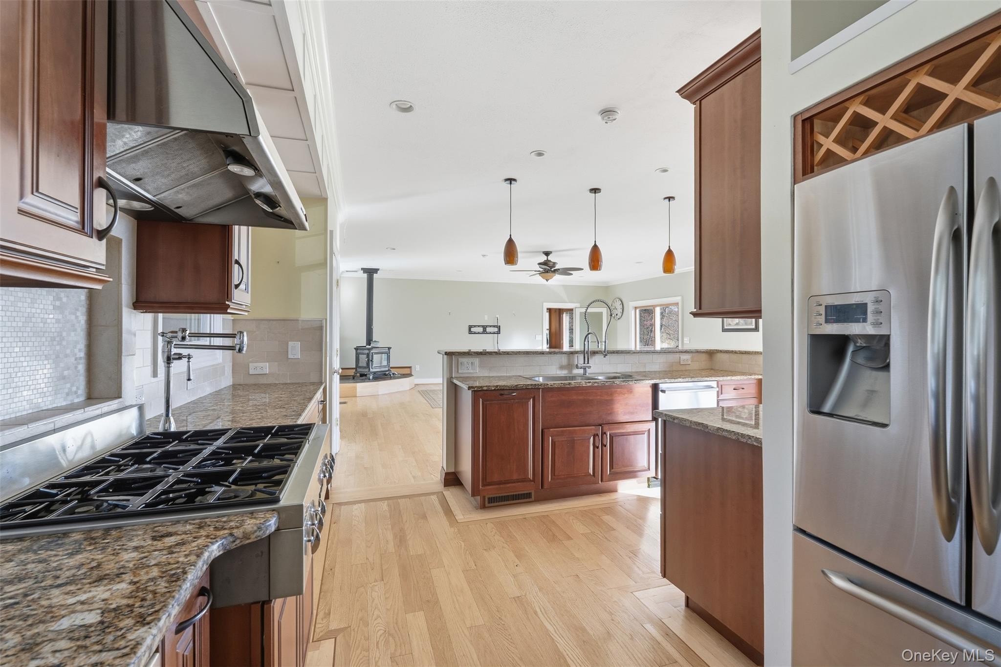 78 Baldwin Road Patterson, NY 12563 - Photo 8 of 50 a kitchen with stainless steel appliances granite countertop a stove a refrigerator and a sink