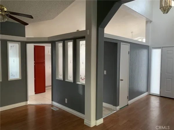 a view of a hallway with interior of the house