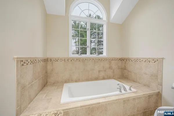 a view of a room with a window