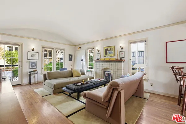 a view of a kitchen from the dining room