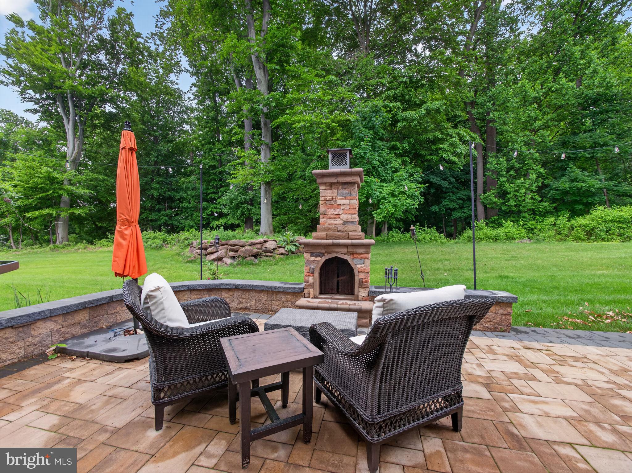 126 Cornell Road Newtown, PA 18940 - Photo 4 of 41 Outdoor Fireplace