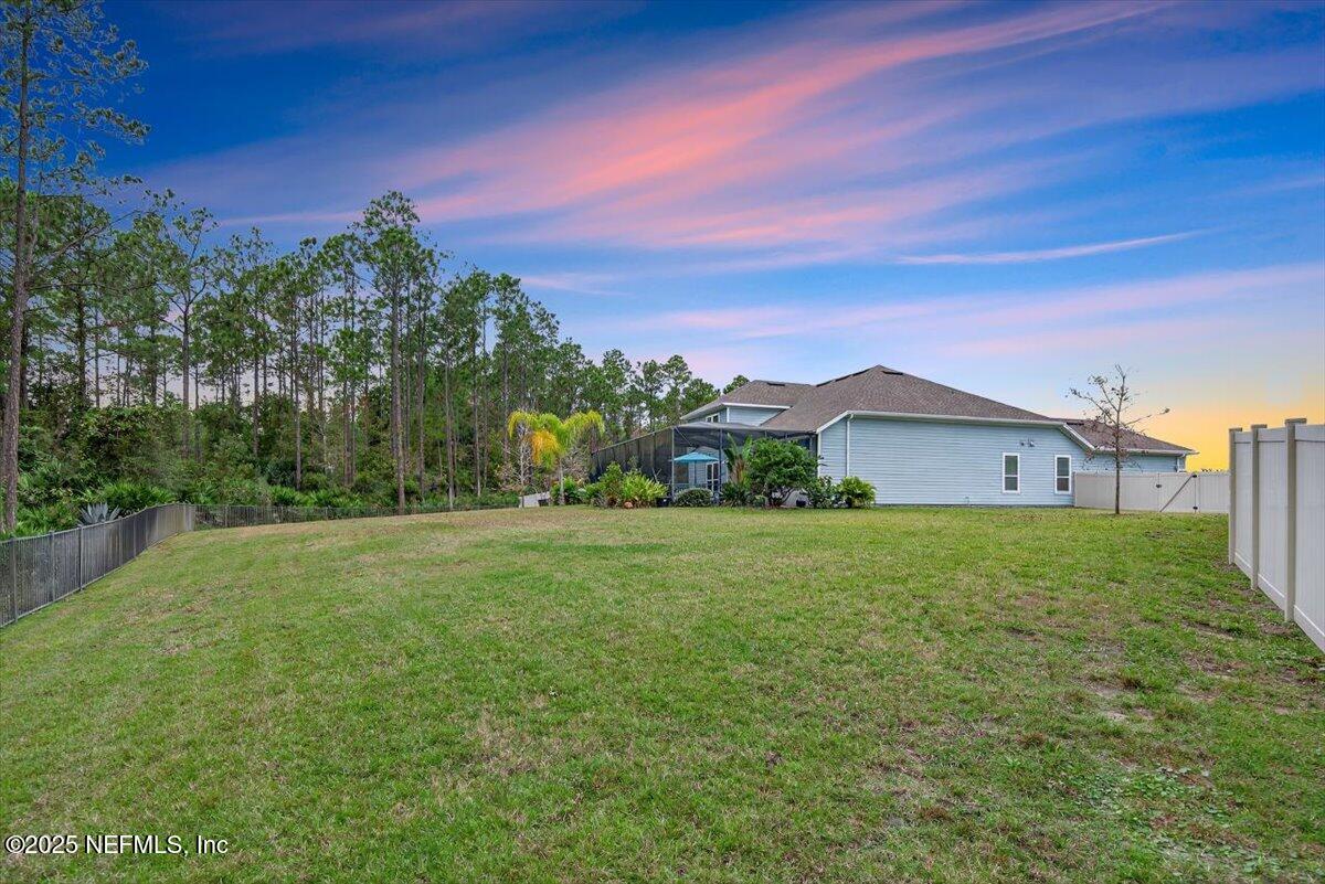 178 Antolin Way St. Augustine, FL 32095 - Photo 76 of 107 a view of a big yard with a house