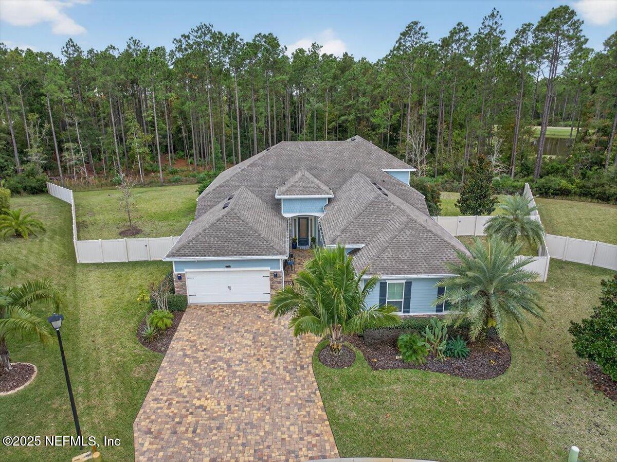 178 Antolin Way St. Augustine, FL 32095 - Photo 92 of 107 a aerial view of a house with garden