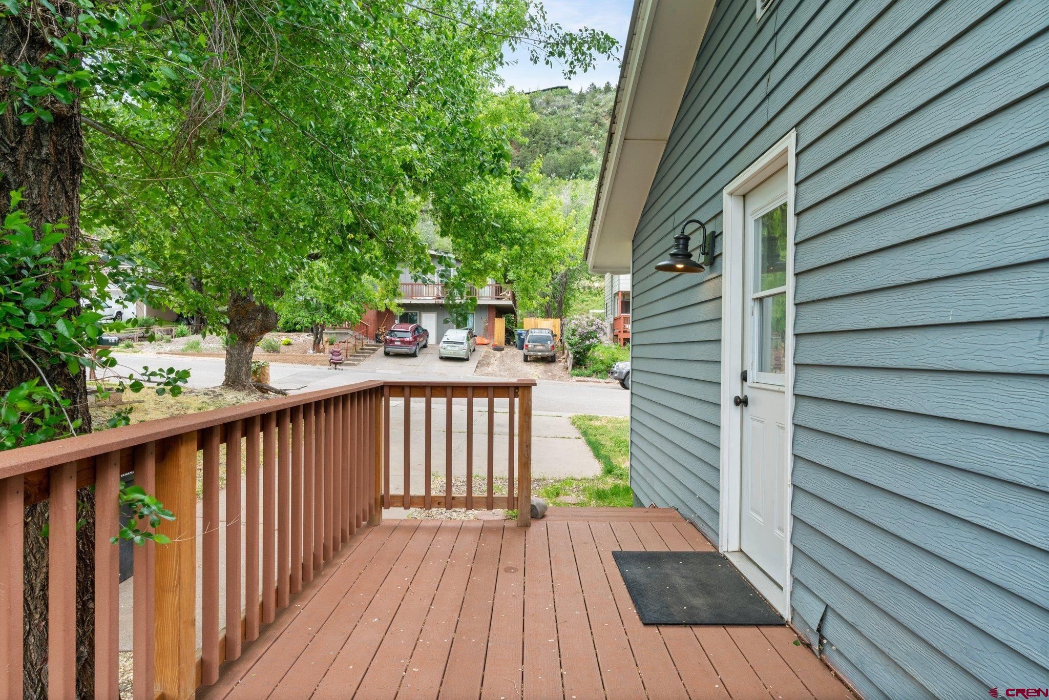 2913 Richard Drive Durango, CO 81301 - Photo 29 of 35 a view of balcony with wooden floor and fence