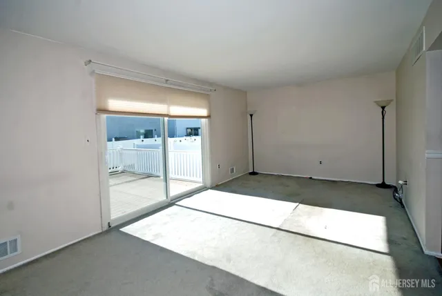 a view of a chandelier in a room