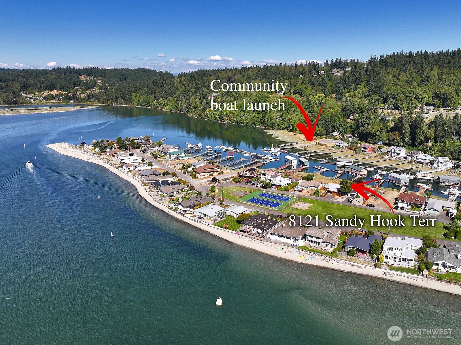 8121 Sandy Hook Terrace Clinton, WA 98236 - Photo 35 of 40 a view of a city