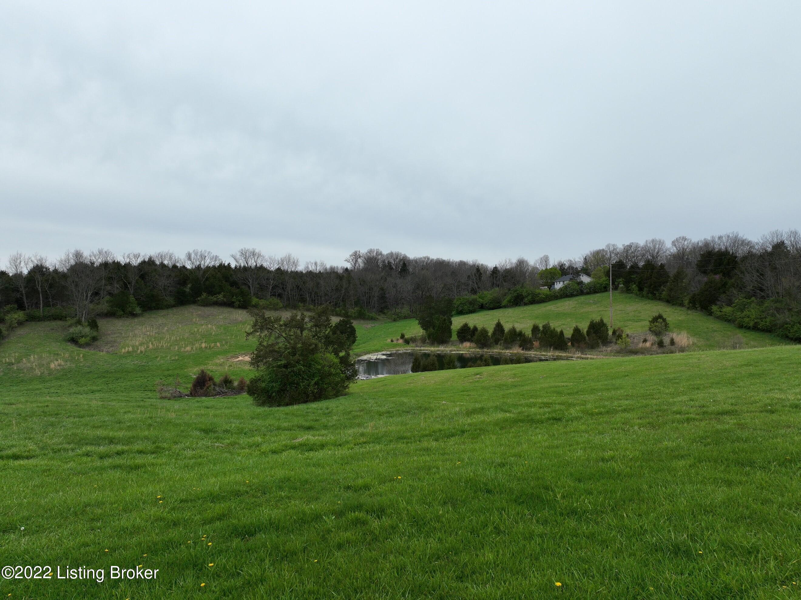 820 Hickory Ridge Road Waddy, KY 40076 - Photo 50 of 60 HRR pond aerial