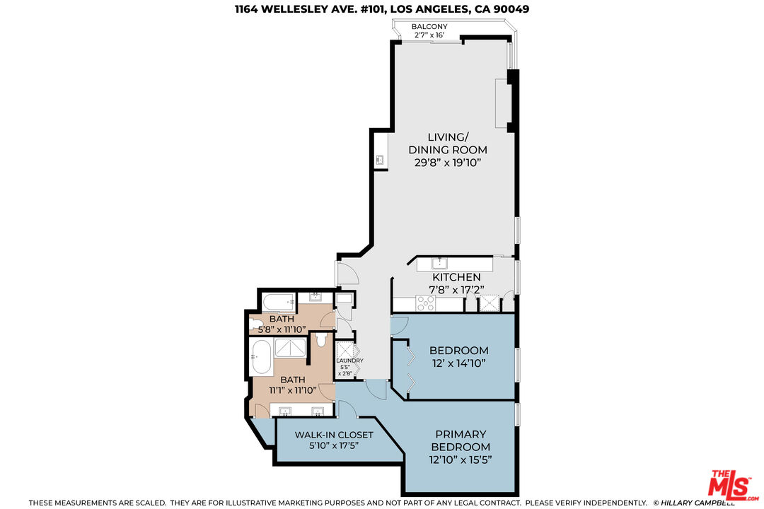 1164 Wellesley Avenue, Unit 101 Los Angeles, CA 90049 - Photo 25 of 25 a picture of a bench in front of a white house