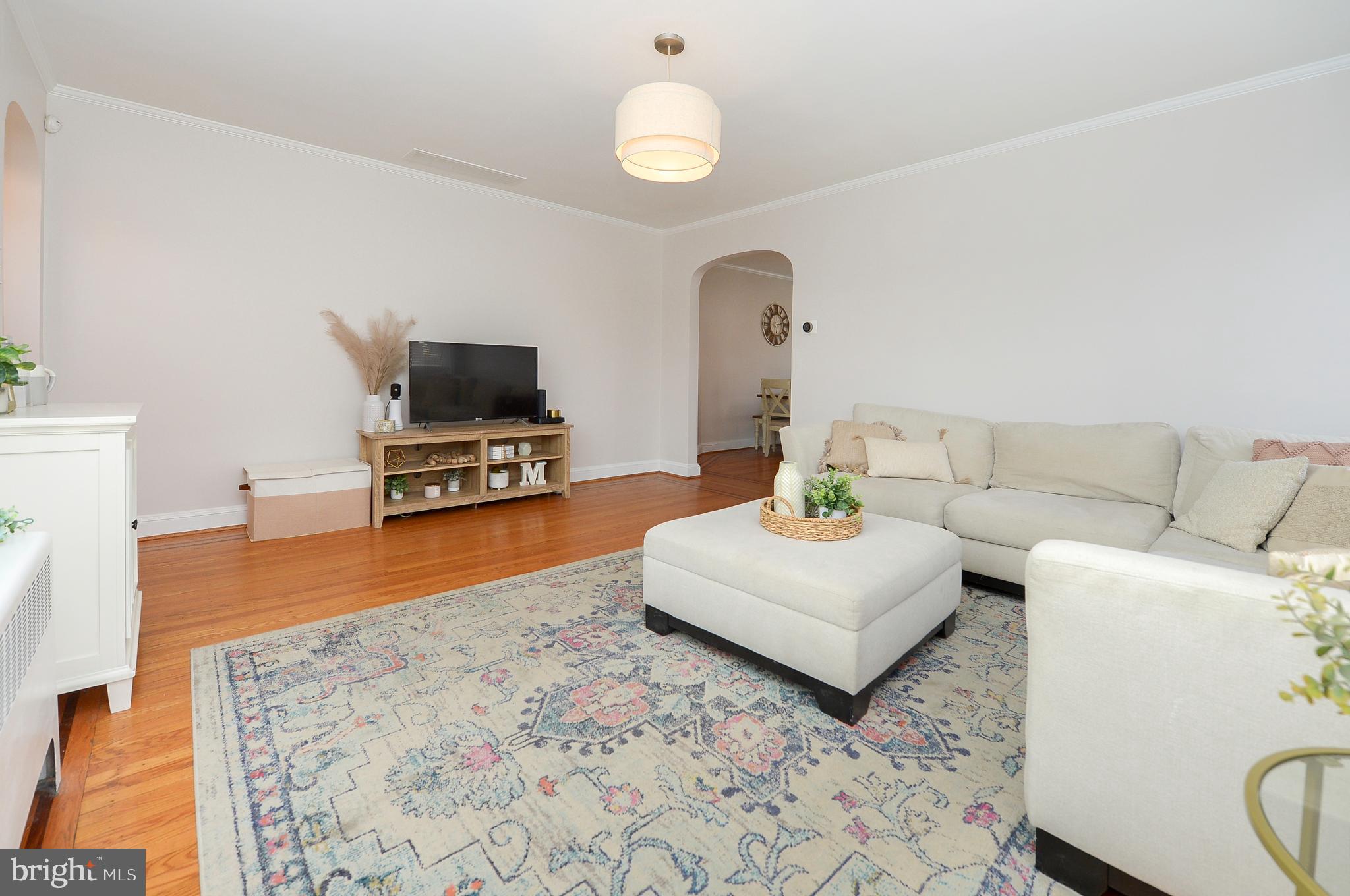 1929 Wayne Avenue Haddon Heights, NJ 08035 - Photo 4 of 36 a living room with furniture and a flat screen tv