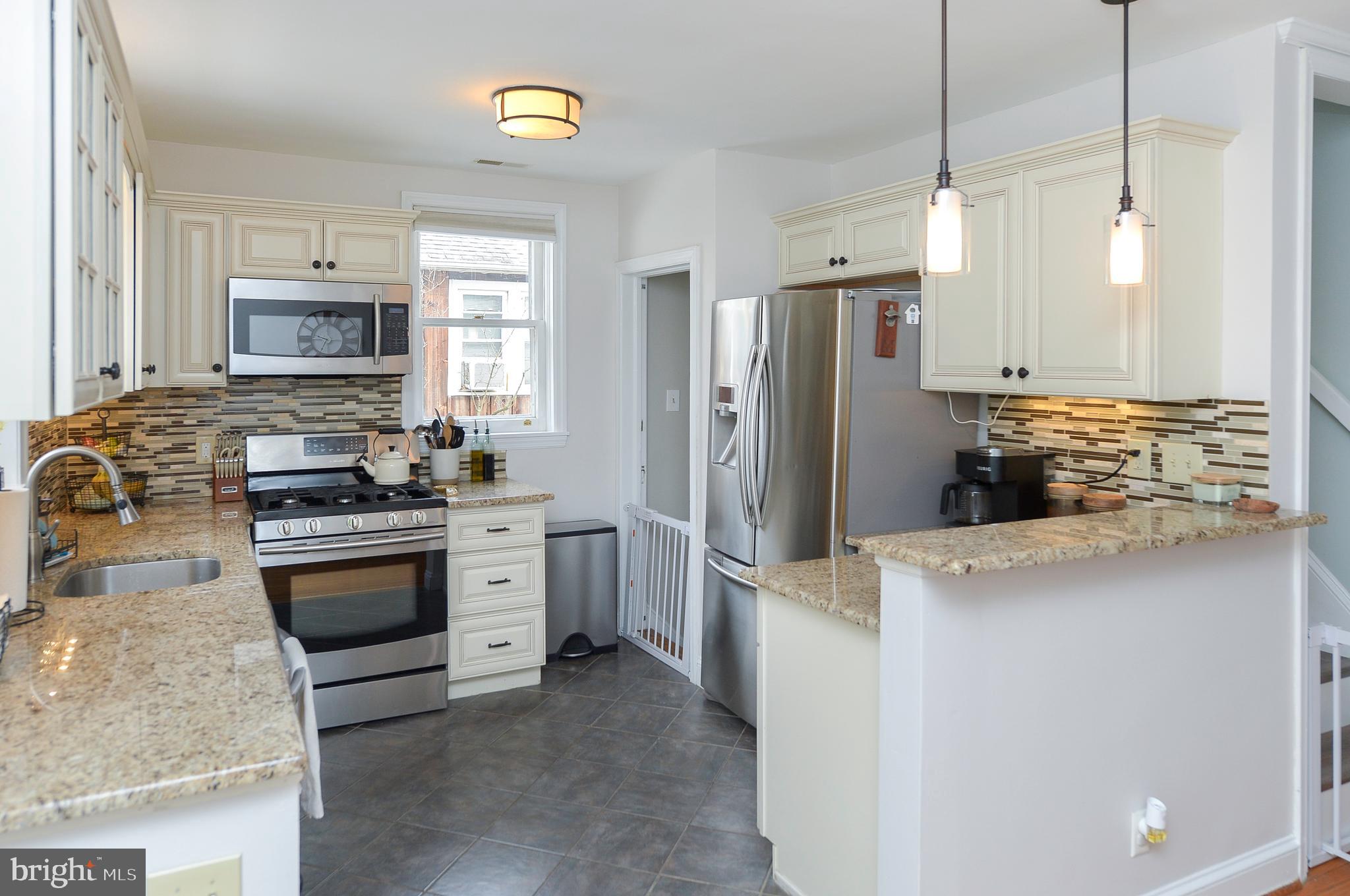 1929 Wayne Avenue Haddon Heights, NJ 08035 - Photo 6 of 36 a kitchen with stainless steel appliances granite countertop a refrigerator a stove a sink and a oven