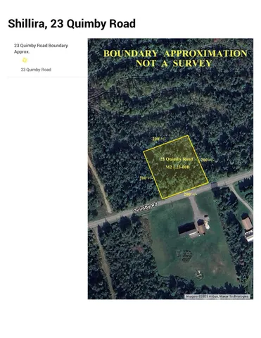 $19,900 | 23 Quimby Road, Winterville Plt, ME 04739