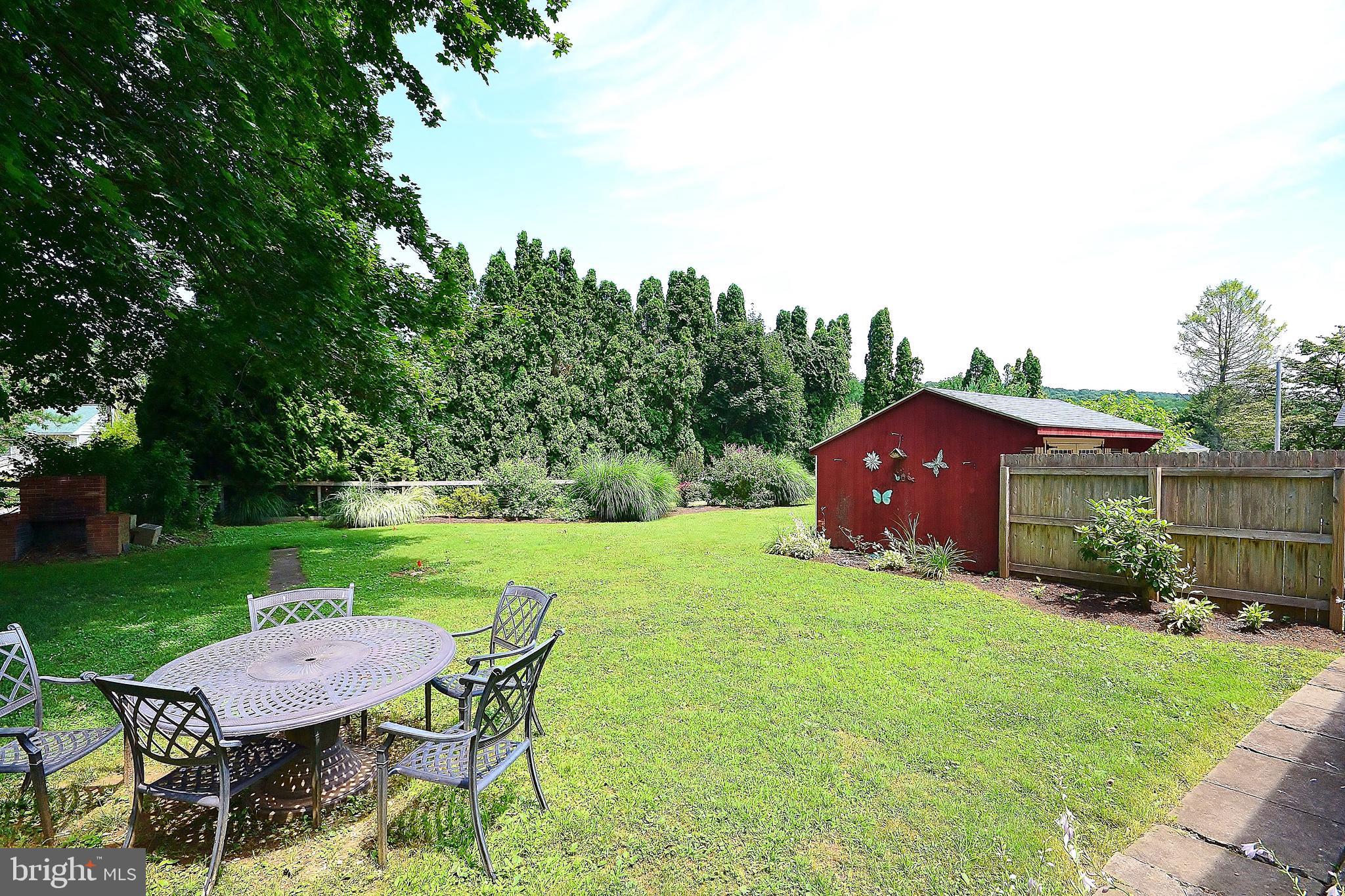 1895 Valley Road Coatesville, PA 19320 - Photo 35 of 41 Fenced Back Yard & Shed