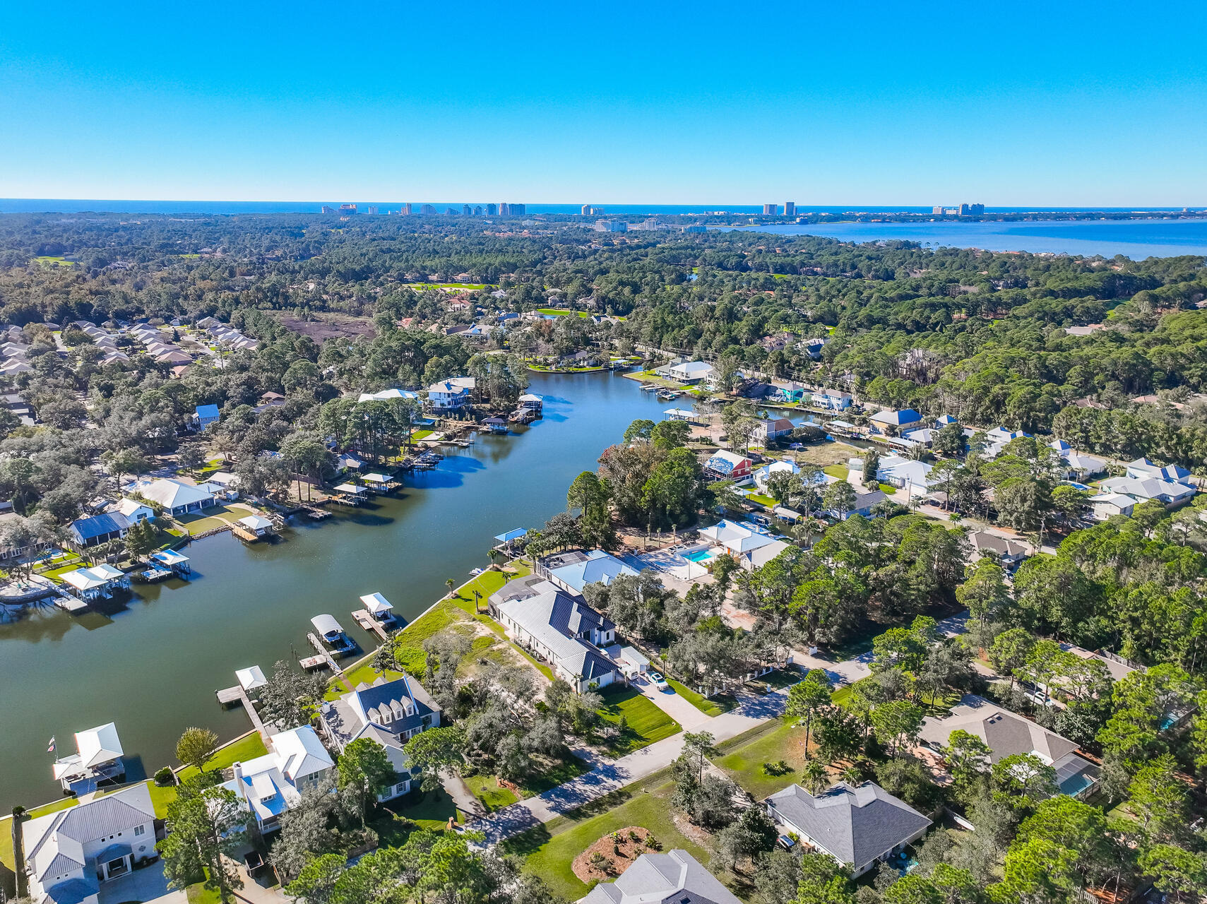 182 Buck Road Santa Rosa Beach, FL 32459 - Photo 78 of 99 a view of a city with ocean view